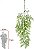 Planta Artificial Folhagem Pendurar Avenquinha C/Print X33 Verde 90cm - Imagem 1