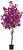 Planta Artificial Bougainvillea Pu C/Pote X622 Rosa 1,50cm - Imagem 1