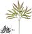 Folhagem Samambaia X18 Verde Outono 73cm - Imagem 1