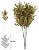 Planta Artificial Samambaia X21 Verde Outono 52cm - Imagem 1