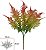 Planta Artificial Folhagem Samambaia C/Print X13 Verde Outono 47cm - Imagem 1