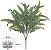 Planta Artificial Folhagem Samambaia X35 Verde C/ Powder 47cm - Imagem 1