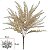 Planta Artificial Folhagem Samambaia X35 Palha Outono C/ Powder 47cm - Imagem 1