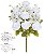 Buque Rosa Astromelia Microp X10 Branco Outono 48cm - Imagem 1