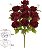 Buque Rosa Astromelia Microp X10 Marsala Outono 48cm - Imagem 1