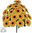 Buque Girassol X36 Amarelo Laranja  61cm - Imagem 1