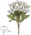Buque Astromelia X7 Branco Outono 34cm - Imagem 1