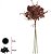 Buque Mamona Ramalhete C/Fita X3 Marsala Outono 33cm - Imagem 1