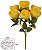 Buque Rosa Cabbage Microp X7 Amarelo Outono 43cm - Imagem 1