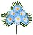 Buque Dalia Arranjo X6 Azul 45cm - Imagem 1
