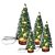 Planta Artificial Árvore Luzes Led Natal Cedro Verde, Pinheiro 15cm - 30cm - Imagem 16