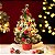 Planta Artificial Árvore De Natal Para Casa, Decorações De Festa 20cm - 40cm - Imagem 2