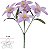 Buque Orquidea Dendrobium X5 Rosa Claro 32cm - Imagem 1
