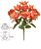 Buque Rosa Orquidea Cymbidium X10 Laranja Outono 43cm - Imagem 1