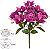 Buque Rosa Orquidea Cymbidium X10 Fucsia Outono 43cm - Imagem 1