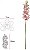 Haste Orquidea Dendrobium C/Coat Real Toque X20 Beauty 82cm - Imagem 1