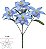 Buque Orquidea Dendrobium X5 Azul Claro 32cm - Imagem 1