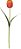 Haster Tulipa Cetim Laranja 47cm - Imagem 1