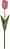 Haster Tulipa Real Toque Rosa Antigo 50cm - Imagem 1