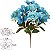 Buque Rosa Orquidea Cymbidium X10 Azul Outono 43cm - Imagem 1