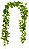 Planta Artificial Folhagem Hera Guirlanda Real Toque X194 Verde 1,80cm - Imagem 1