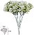 Planta Artificial Folhagem Pick Grass Plastico X5 Com 6 Hastes Branco 25cm - Imagem 1