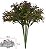Planta Artificial Folhagem Pick Grass Plastico X5 Com 6 Hastes Marrom 20cm - Imagem 1