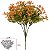 Planta Artificial Folhagem Pick Grass Plastico X5 Com 6 Hastes Laranja Outono 24cm - Imagem 1