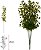 Planta Artificial Grass C/Print X96 Verde Escuro 48cm - Imagem 1