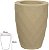 Vaso Safira Conico Areia 40cm - Imagem 1