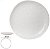 Prato Sobremesa Ceramica Organic Branco Mate 3cm - Imagem 1