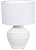 Abajur Ceramica Branco 48cm - Imagem 1