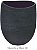Vaso Decorativo Ceramica P/Ornamentacao Cinza Purpura 19cm - Imagem 1