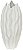 Vaso Decorativo Ceramica Off White 39cm - Imagem 1