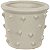 Vaso Decorativo Ceramica Off White 12cm - Imagem 1