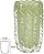 Vaso Decorativo Vidro Tipo Murano Verde Fosco 19cm - Imagem 1