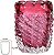 Vaso Decorativo Vidro Tipo Murano Rosa 15,5cm - Imagem 1
