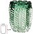 Vaso Decorativo Vidro Tipo Murano Verde 15,5cm - Imagem 1