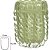 Vaso Decorativo Vidro Tipo Murano Verde Fosco 15,5cm - Imagem 1