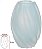 Vaso Decorativo Vidro Tipo Murano Azul Fosco 16cm - Imagem 1