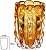 Vaso Decorativo Vidro Tipo Murano Ambar 18cm - Imagem 1