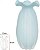 Vaso Decorativo Vidro Tipo Murano Azul Fosco 25cm - Imagem 1