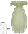 Vaso Decorativo Vidro Tipo Murano Verde Fosco 25cm - Imagem 1