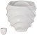 Vaso Decorativo Porcelana Branco 15,5cm - Imagem 1