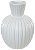 Vaso Decorativo Porcelana Off White 16cm - Imagem 1