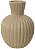 Vaso Decorativo Porcelana Bege 16cm - Imagem 1