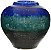 Vaso Decorativo Ceramica Colorido 22cm - Imagem 1