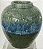 Vaso Decorativo Ceramica Colorido 38,5cm - Imagem 1