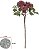 Capim Mamona C/Coat C/Flocked X13 Marsala Outono 60cm - Imagem 1