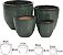 Vaso Ceramica C/4 Uni Verde 40cm - Imagem 1